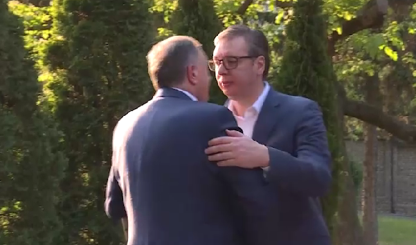 Dodik i Vučić / Skrinšot