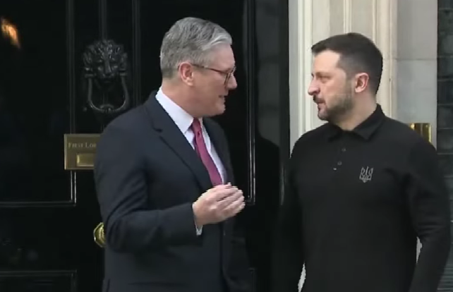 Starmer i Zelenski Starmer i Zelenski